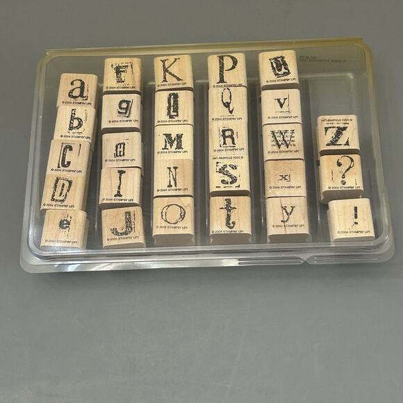 Stampin' UP Wooden Rubber Stamps Lot Multiple Themes Some Unused And New - Picture 2 of 9